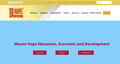 Desktop Screenshot of mounthopehousing.org